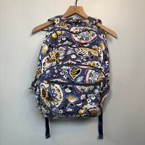 Vera Bradley Charmont Meadow Floral Print Large Campus Backpack
